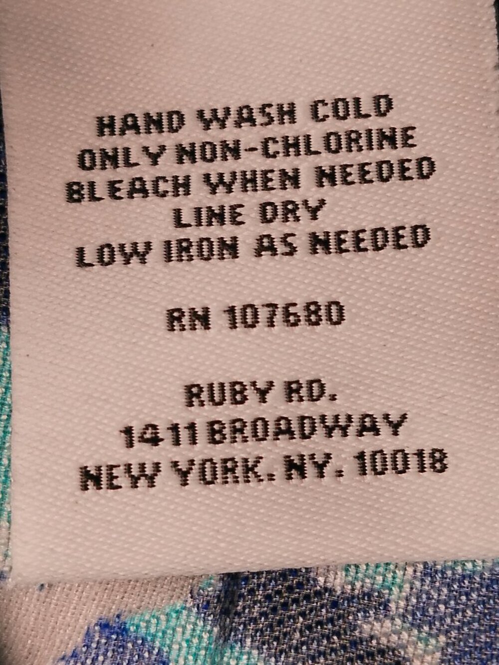 Jacket Ruby Rd Lightweight Blue Green Size 16 - Picture 10 of 16